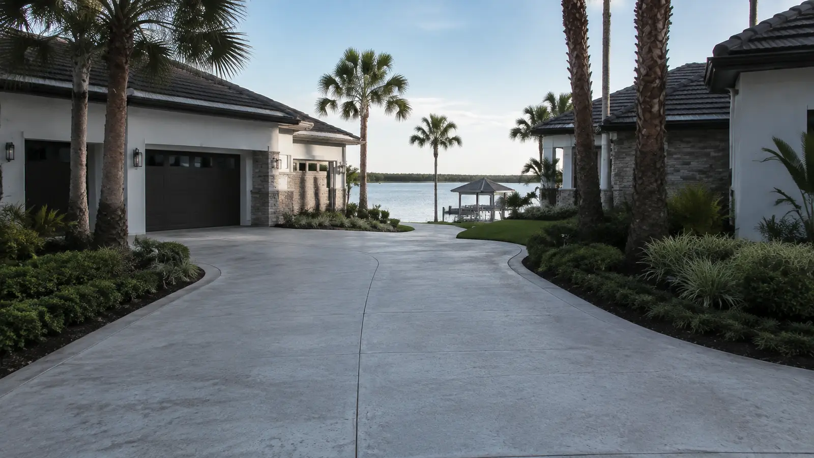 Concrete driveway in Winter Haven, FL